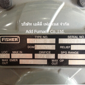 Fisher Type No CS400IR-9I